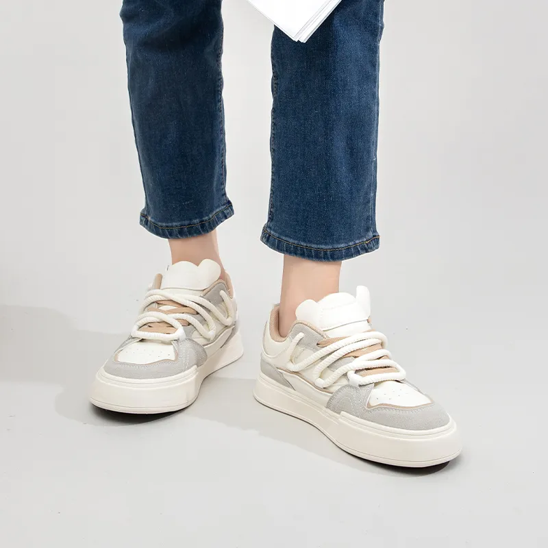 La Chapelle Height Increasing Lightweight Low Top Skateboard Shoes Women's-19