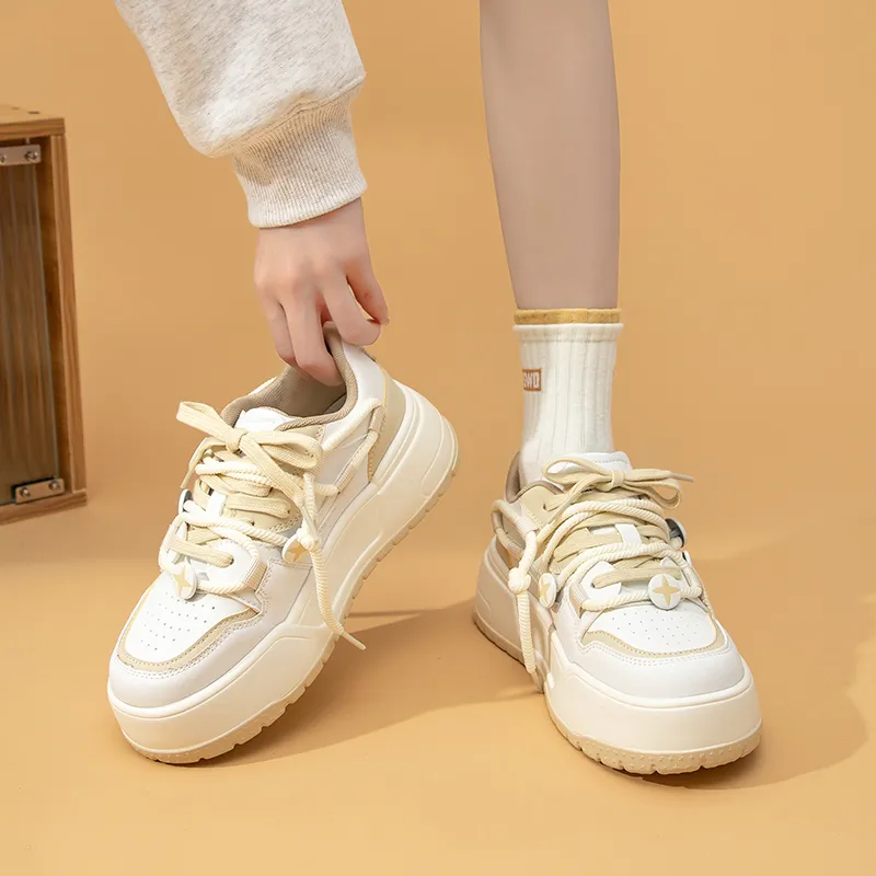 La Chapelle Height Increasing Lightweight Low-Top Skateboard Shoes Women's-6