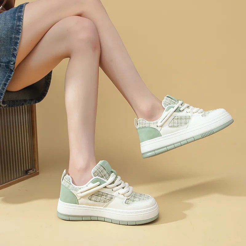 La Chapelle Height Increasing Lightweight Low-Top Skateboard Shoes Women's-8