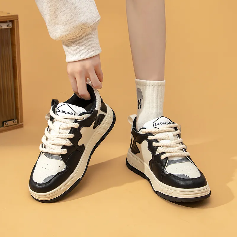 La Chapelle Wear resistant And Lightweight Low Top Skateboard Shoes Women's-27