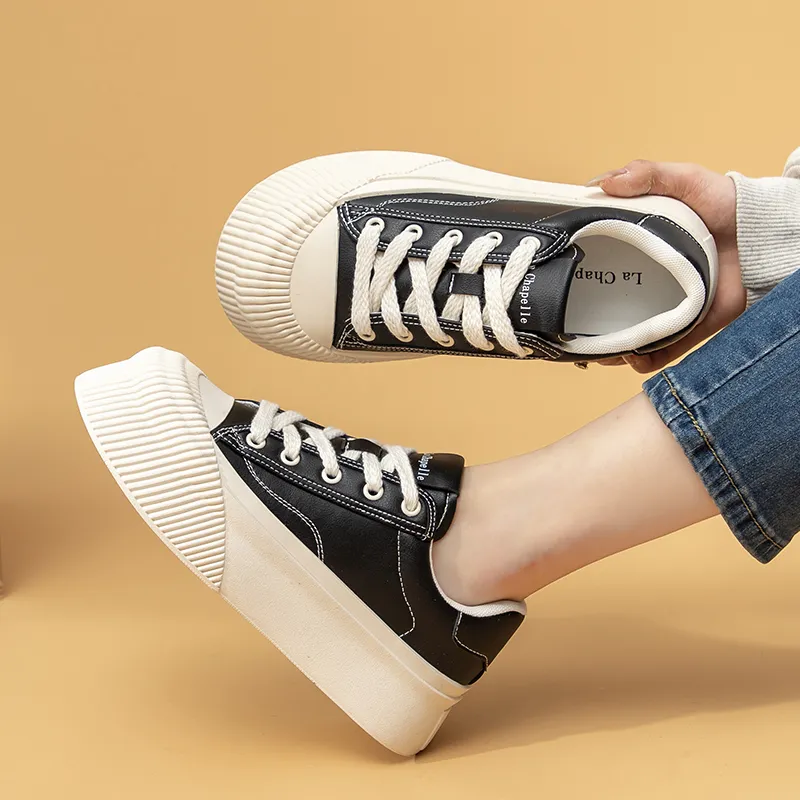 La Chapelle Height Increasing Breathable Low-Top Skateboard Shoes Women's-19