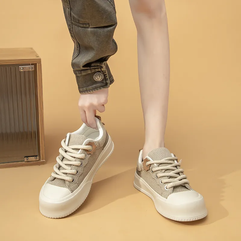 La Chapelle Height Increasing Lightweight Low-Top Skateboard Shoes Women's-25