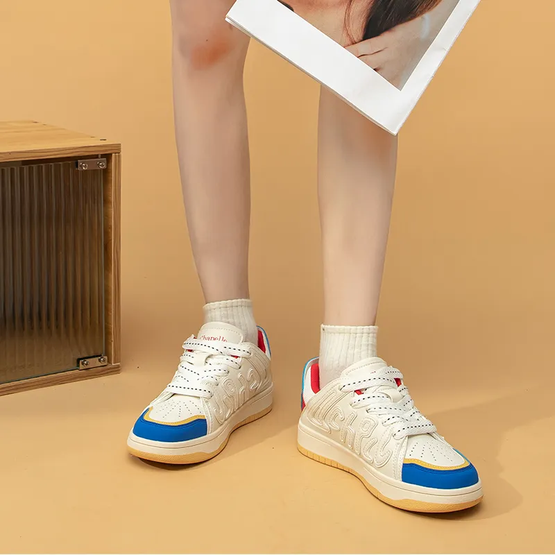 La Chapelle Height Increasing Lightweight Breathable Low-Top Skateboard Shoes Women's-38