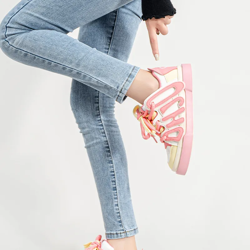 La Chapelle Height Increasing Lightweight Low-Top Skateboard Shoes Women's-17