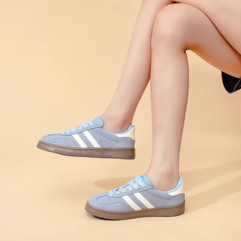 La Chapelle Anti Slip Wear Resistant Low Top Skateboard Shoes Women's-20