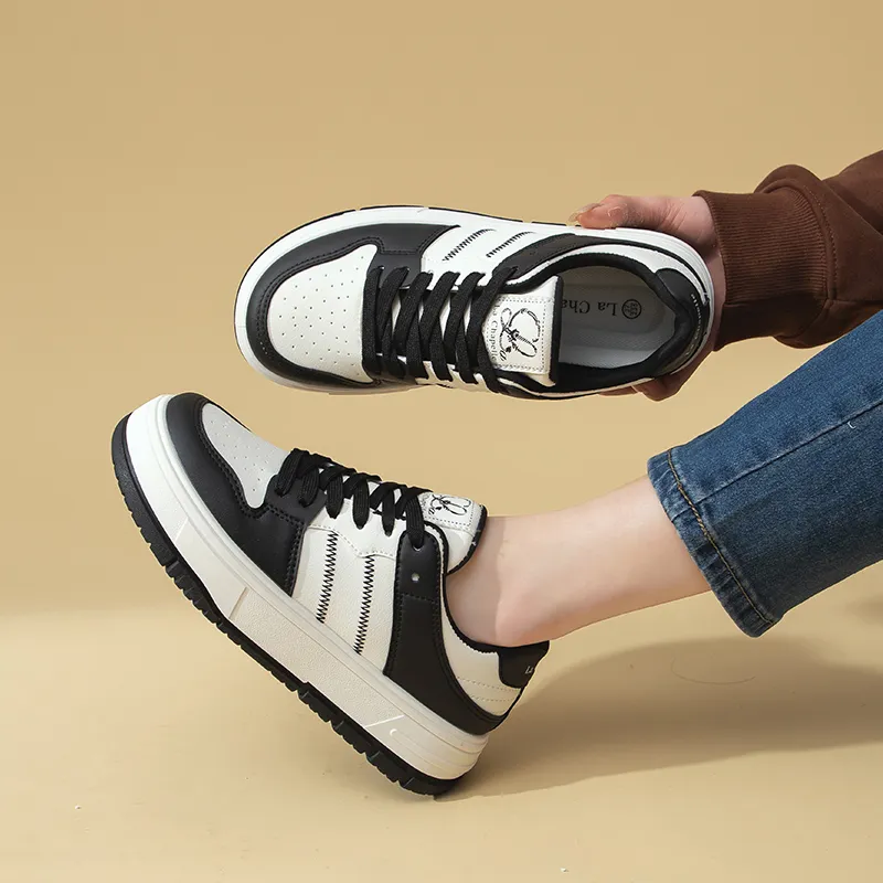 La Chapelle Wear-resistant And Lightweight Low-Top Skateboard Shoes Women's-16