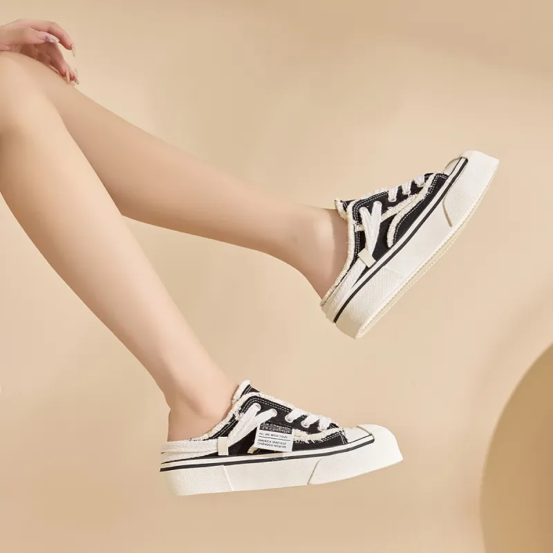 La Chapelle Lightweight And Breathable Low Top Canvas Shoes Women's-7