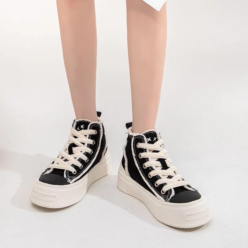 La Chapelle High-Top Canvas Shoes Women's-7