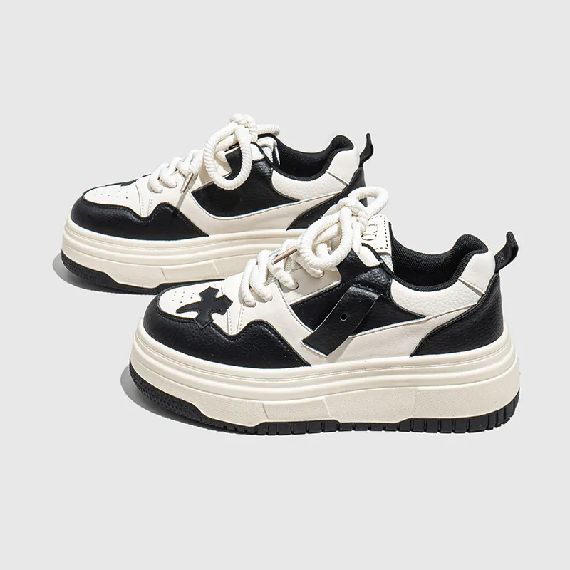 La Chapelle Height Increasing Lightweight Low-Top Skateboard Shoes Women's-9
