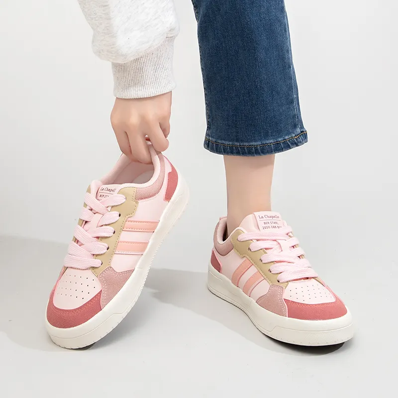 La Chapelle Height Increasing Lightweight Low-Top Skateboard Shoes Women's-23