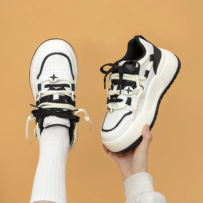 La Chapelle Height Increasing Lightweight Low-Top Skateboard Shoes Women's-17