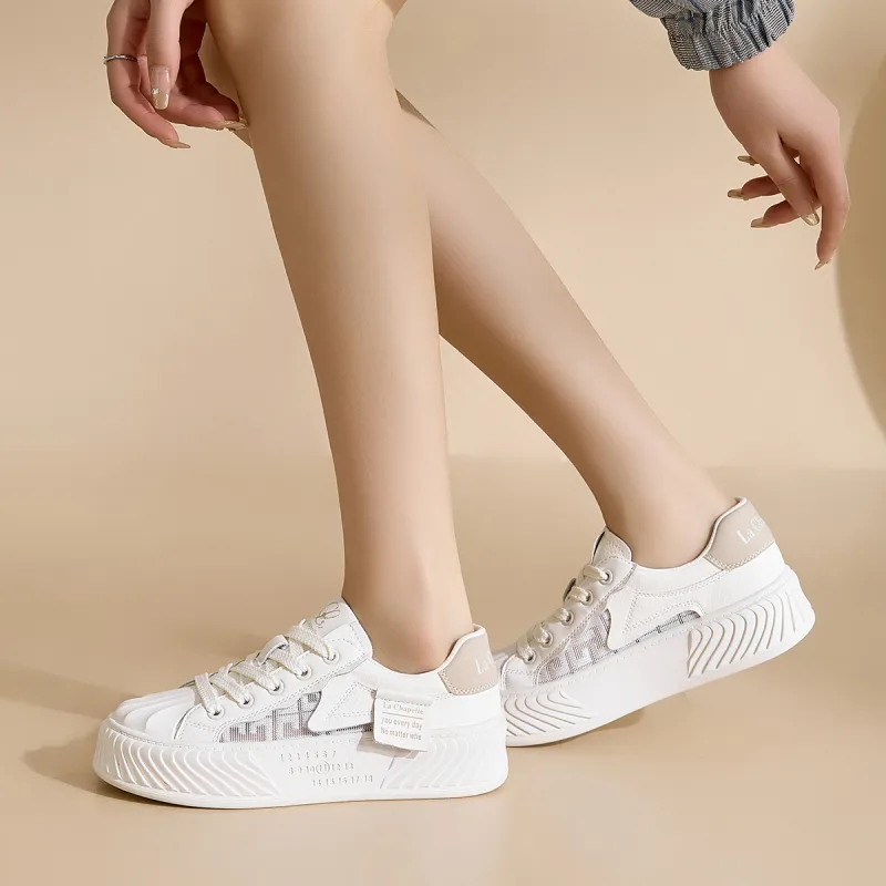 La Chapelle Abrasion Resistant Breathable Low Top Skateboard Shoes Women's-19