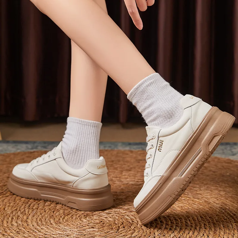 La Chapelle Height Increasing Lightweight Low-Top Skateboard Shoes Women's-17