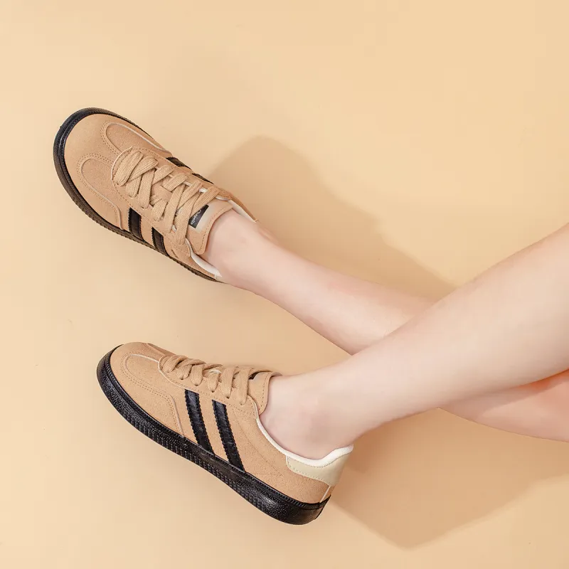 La Chapelle Anti Slip Wear Resistant Low Top Skateboard Shoes Women's-49