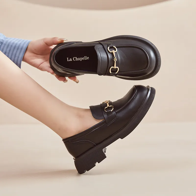 La Chapelle Loafers Medium Heel Women's-8