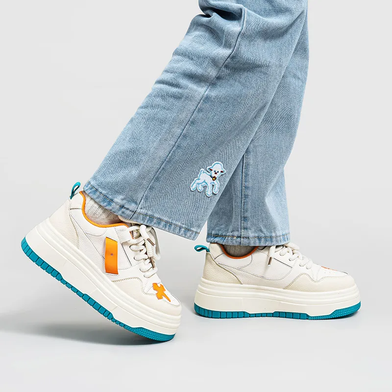 La Chapelle Height Increasing Lightweight Low-Top Skateboard Shoes Women's-15