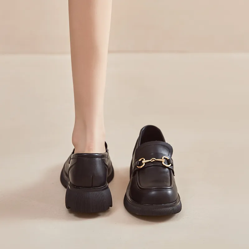 La Chapelle Loafers Medium Heel Women's-6