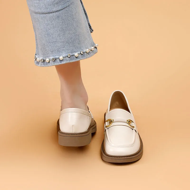 La Chapelle Loafers Women's Beige-5
