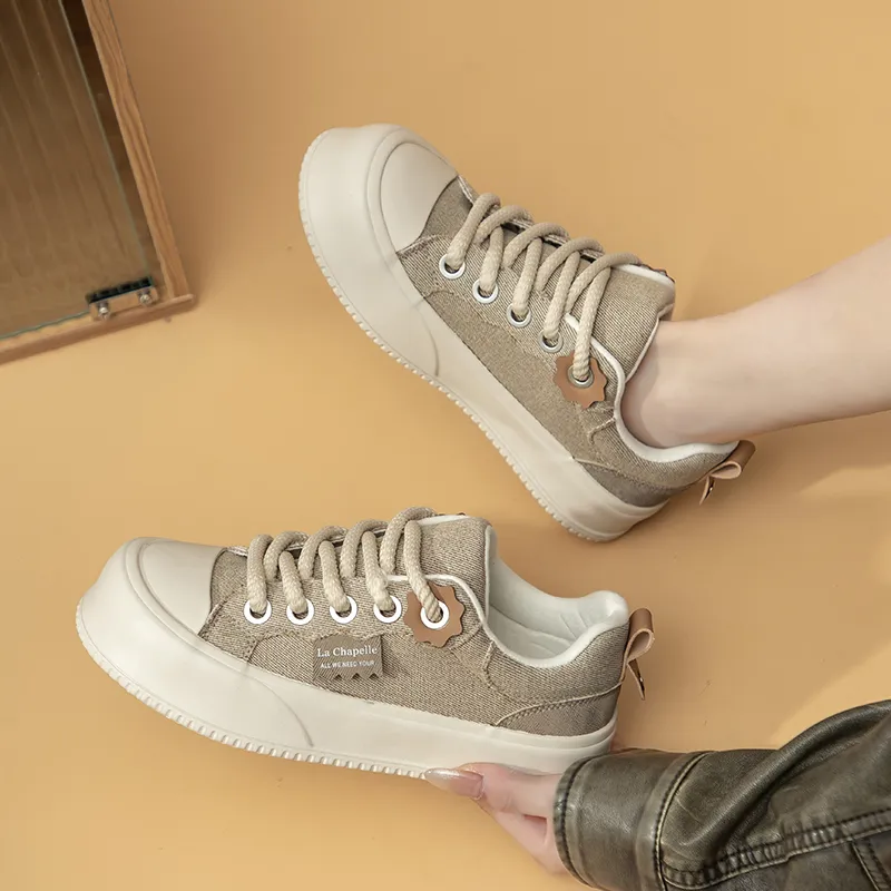 La Chapelle Height Increasing Lightweight Low-Top Skateboard Shoes Women's-28