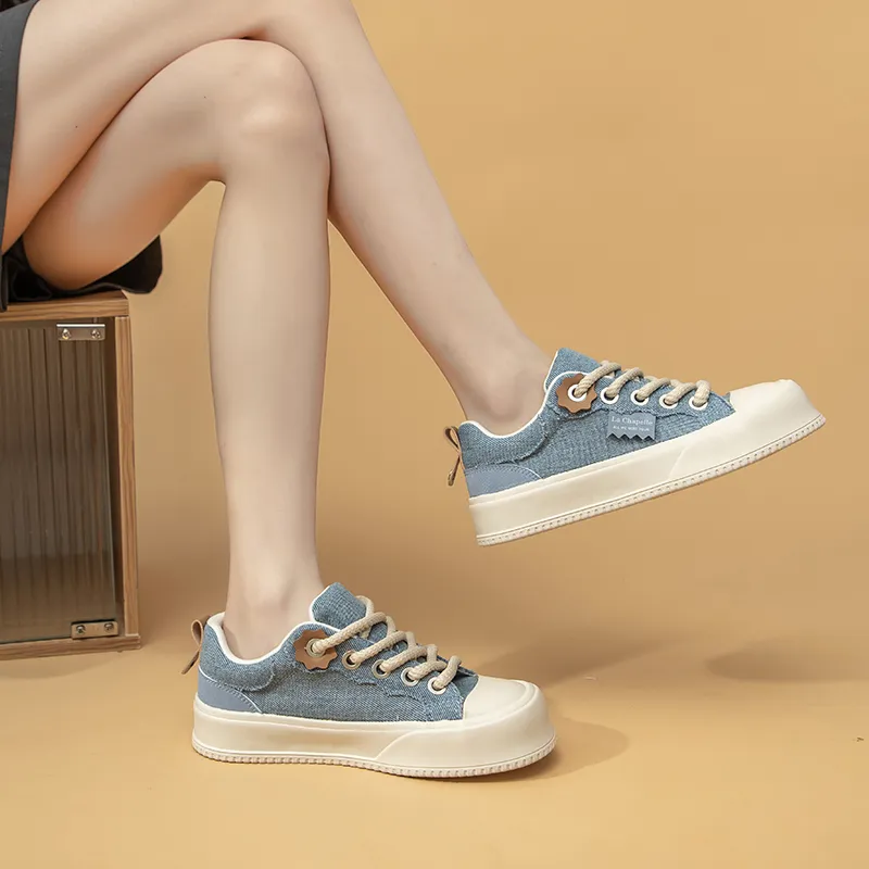 La Chapelle Height Increasing Lightweight Low-Top Skateboard Shoes Women's-8