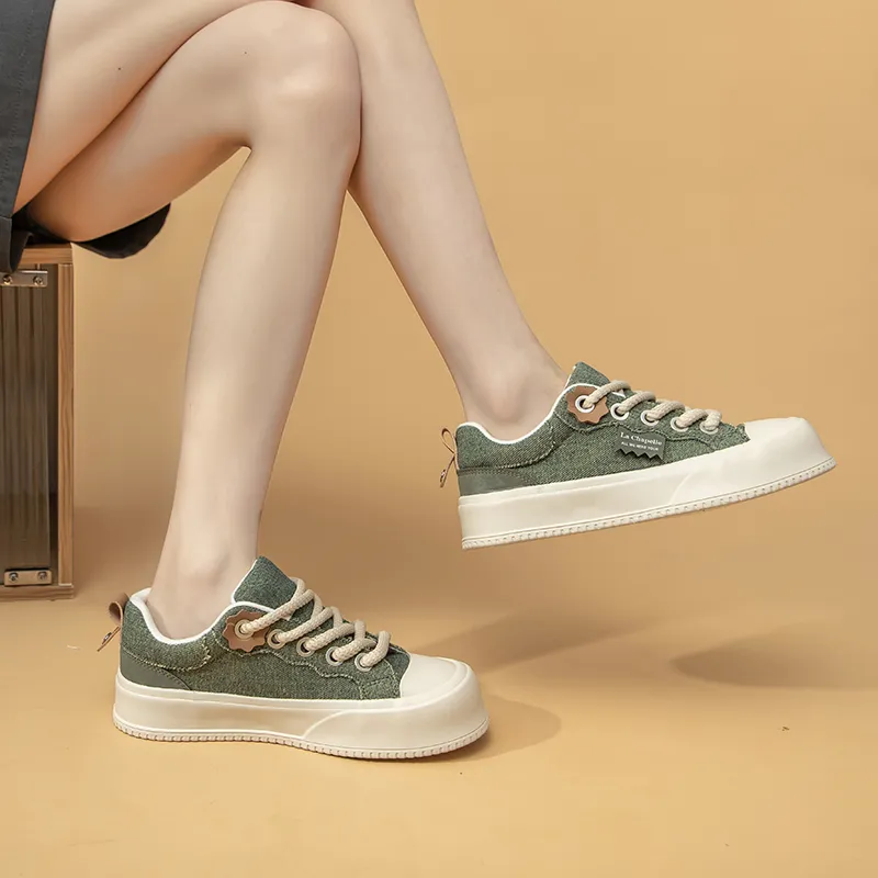 La Chapelle Height Increasing Lightweight Low-Top Skateboard Shoes Women's-17