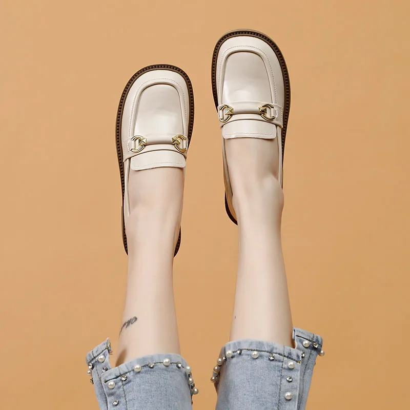 La Chapelle Loafers Women's Beige-6