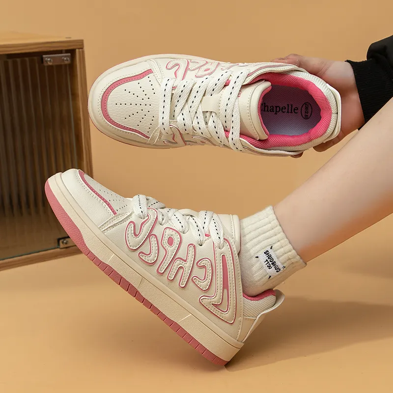 La Chapelle Height Increasing Lightweight Breathable Low-Top Skateboard Shoes Women's-25