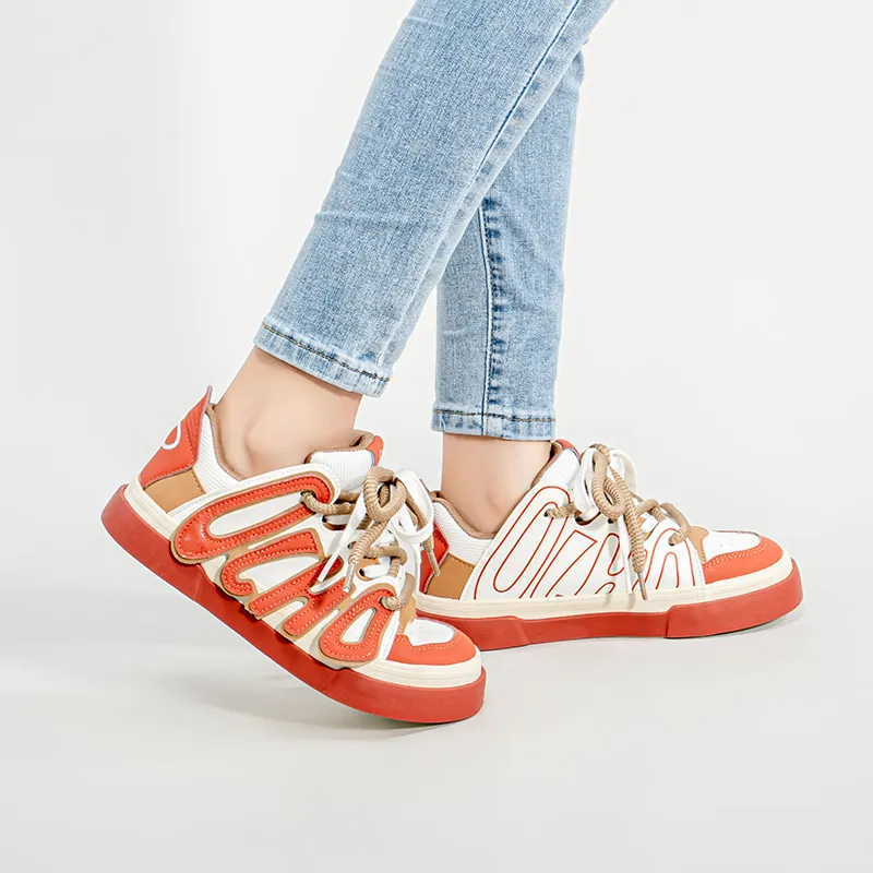 La Chapelle Height Increasing Lightweight Low-Top Skateboard Shoes Women's-25