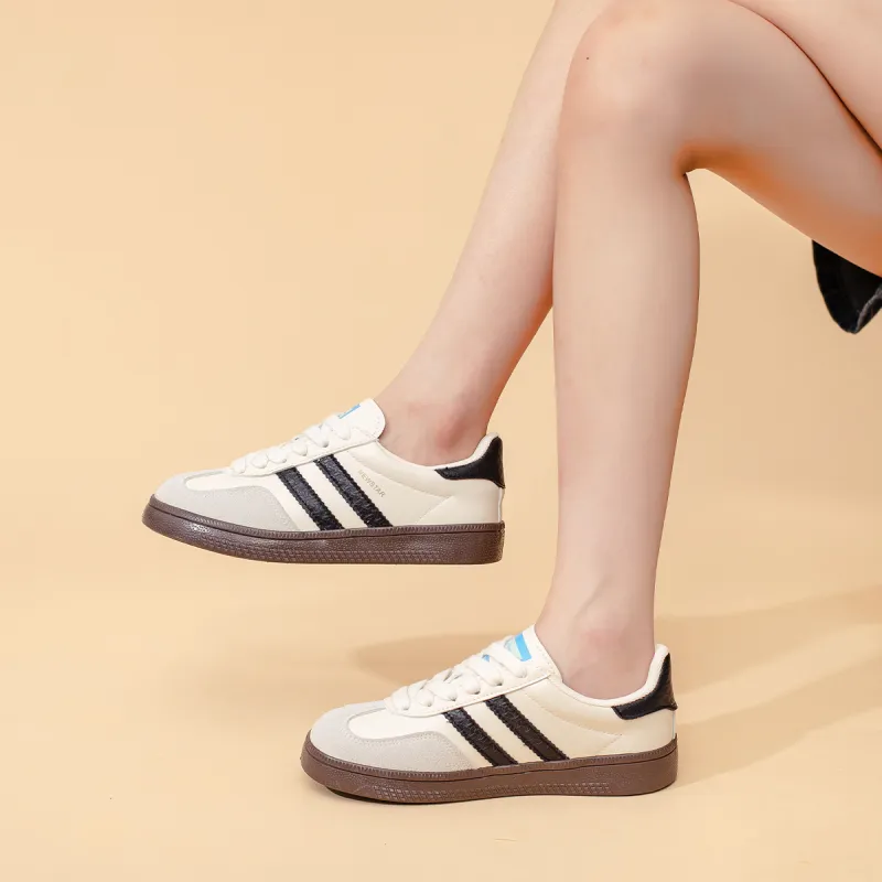 La Chapelle Anti Slip Wear Resistant Low Top Skateboard Shoes Women's-35