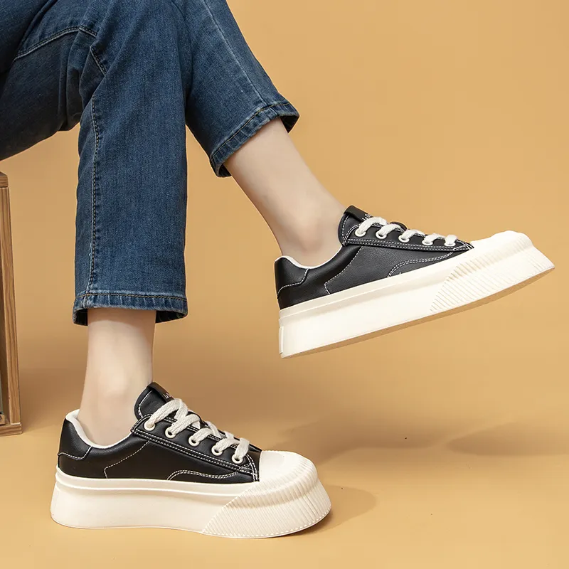 La Chapelle Height Increasing Breathable Low-Top Skateboard Shoes Women's-16