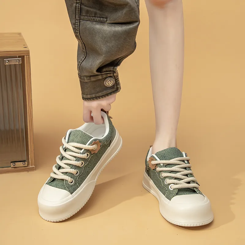 La Chapelle Height Increasing Lightweight Low-Top Skateboard Shoes Women's-18