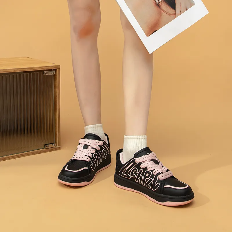 La Chapelle Height Increasing Lightweight Breathable Low-Top Skateboard Shoes Women's-8