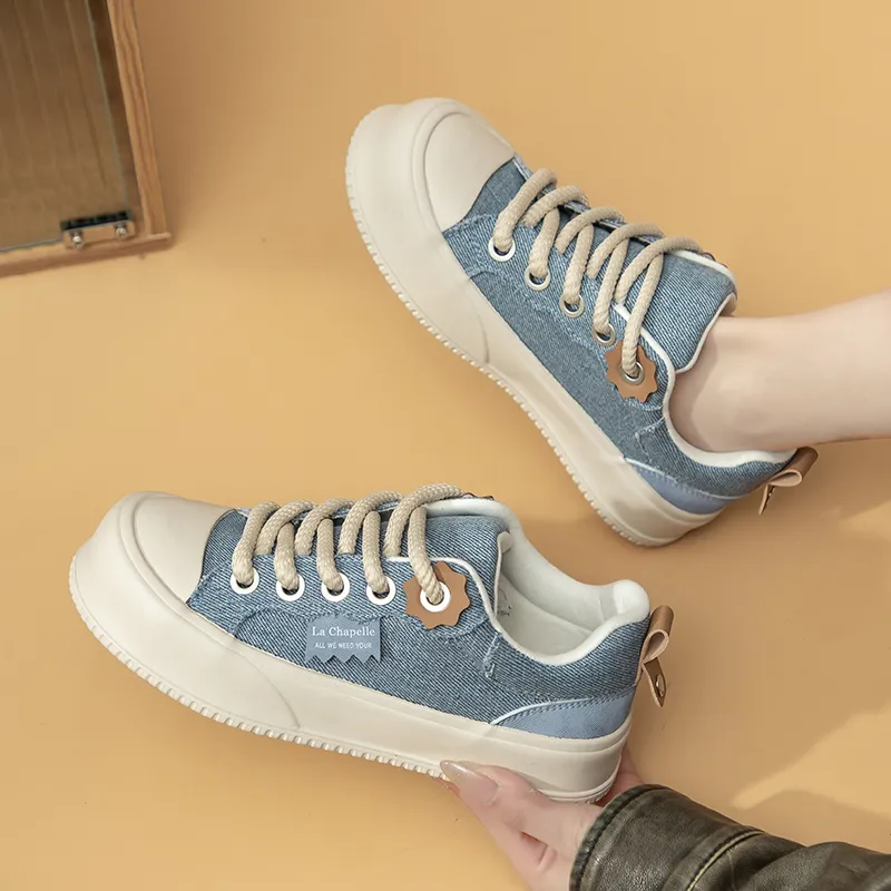 La Chapelle Height Increasing Lightweight Low-Top Skateboard Shoes Women's-9