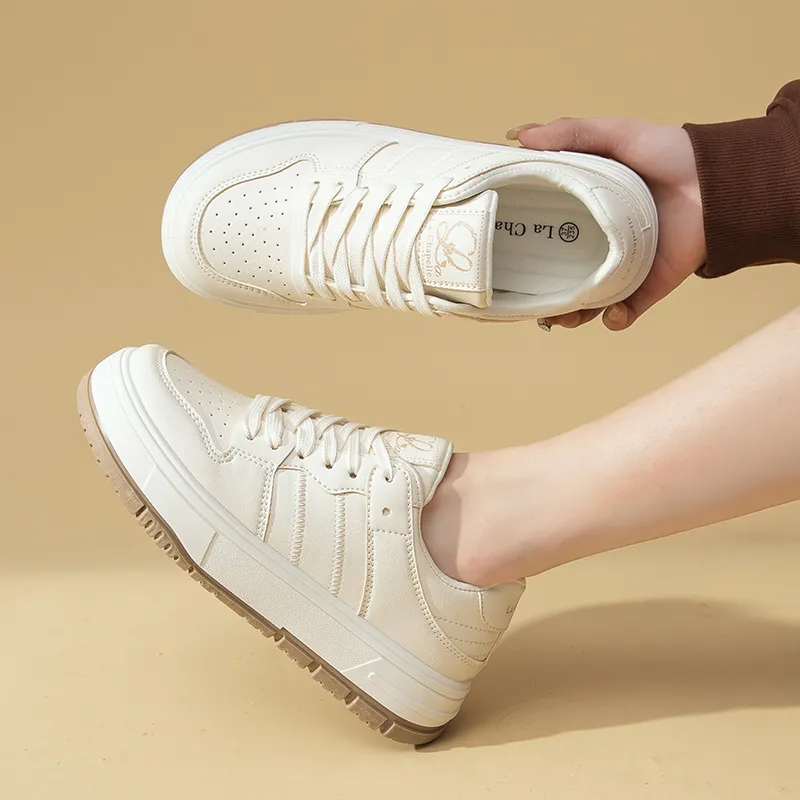 La Chapelle Wear-resistant And Lightweight Low-Top Skateboard Shoes Women's-8