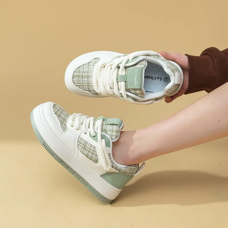 La Chapelle Height Increasing Lightweight Low-Top Skateboard Shoes Women's-5