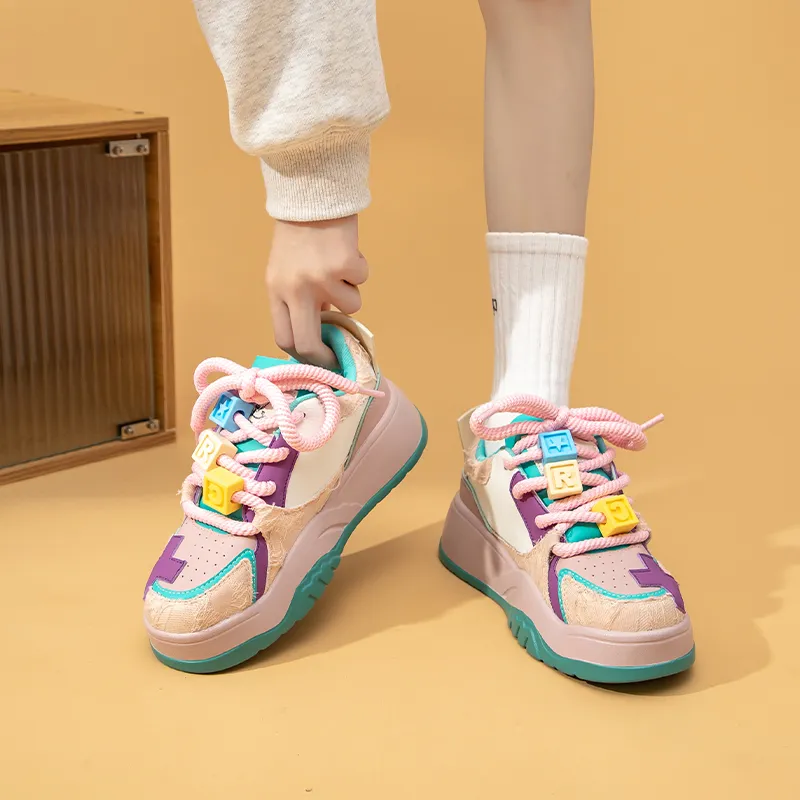 La Chapelle Height Increasing Lightweight Low-Top Skateboard Shoes Women's-15