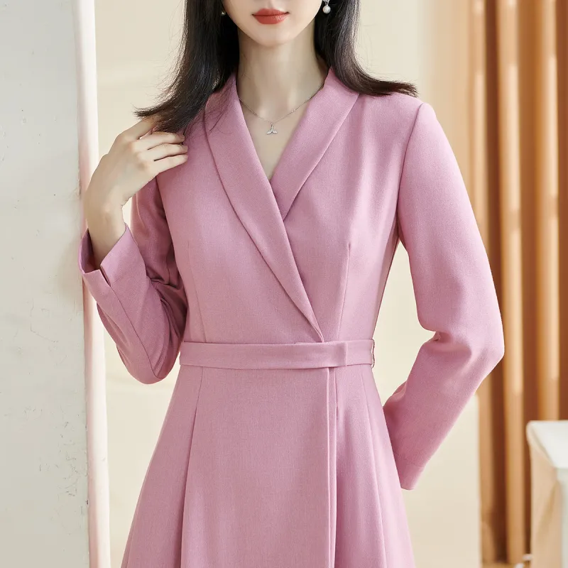 MISSSHINE Long Sleeved Dresses Women's-2