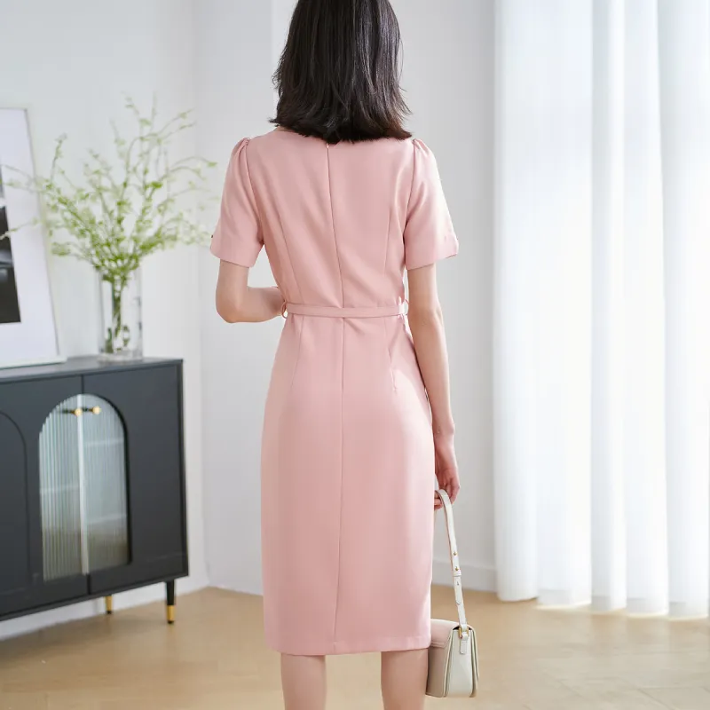 MISSSHINE Short Sleeved Dresses Women's-2