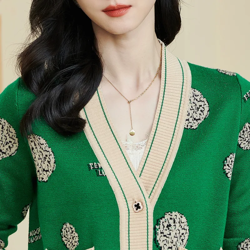 MISSSHINE Knitwear Women's Green-2