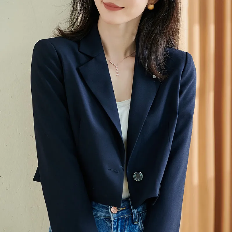 MISSSHINE Business Suits Women's Navy Blue-2