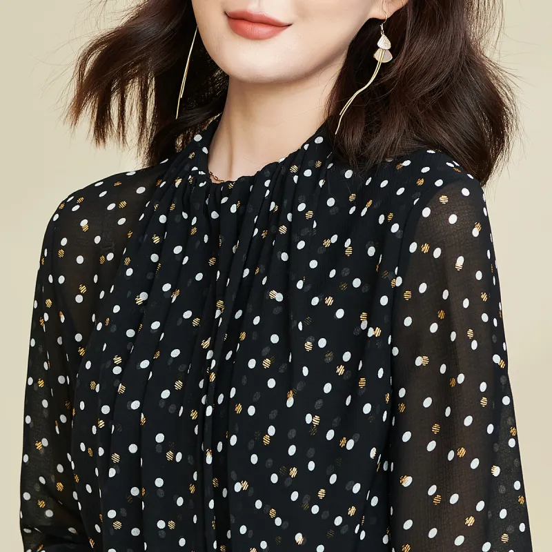 MISSSHINE Shirts Women's Black-2