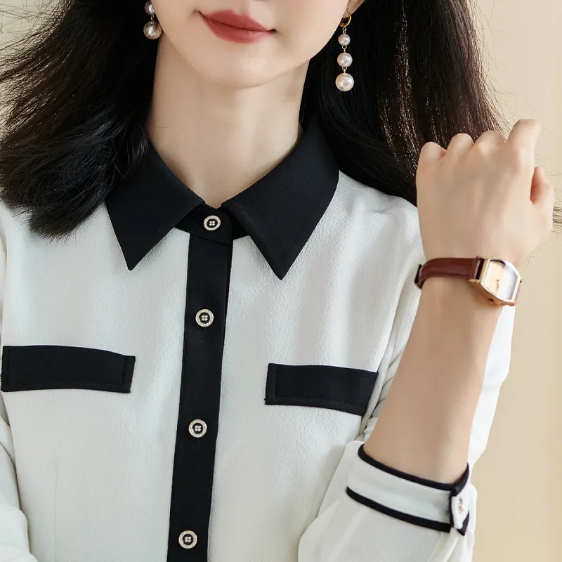 MISSSHINE Long Sleeved Dresses Women's White-2