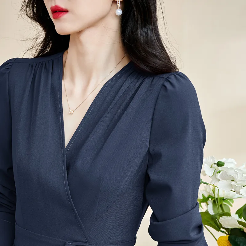 MISSSHINE Long Sleeved Dresses Women's-6