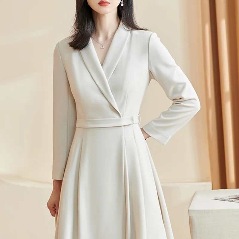 MISSSHINE Long Sleeved Dresses Women's-5