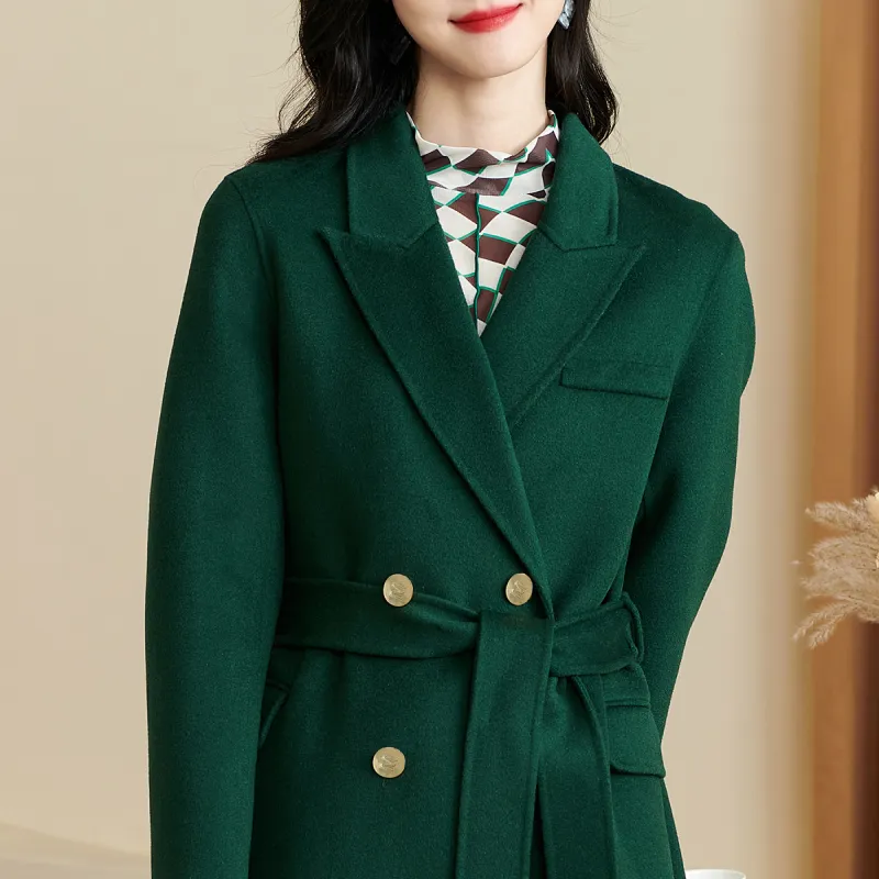 MISSSHINE Coats Women's Green-2