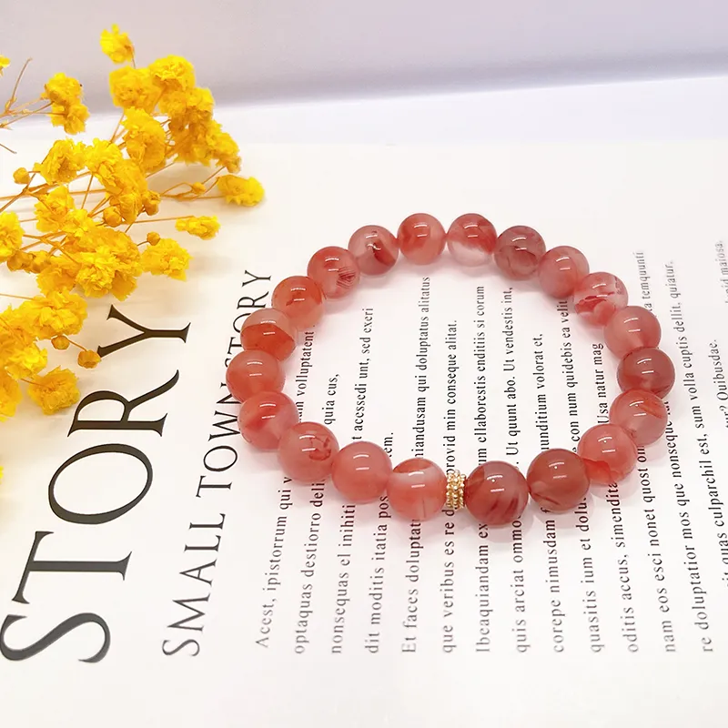 Yu Shangxuan Southern Red Agate Bracelets Unisex-2