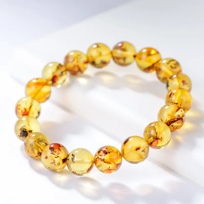 Yu Shangxuan Beeswax Amber Bracelets Women's-3