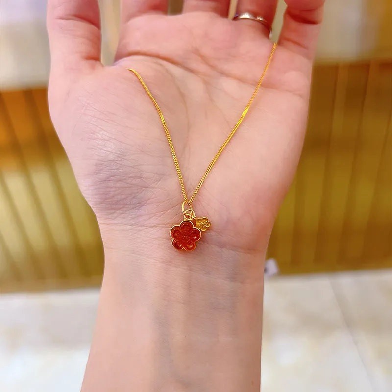 Yu Shangxuan Beeswax/Amber Necklaces Women's-2