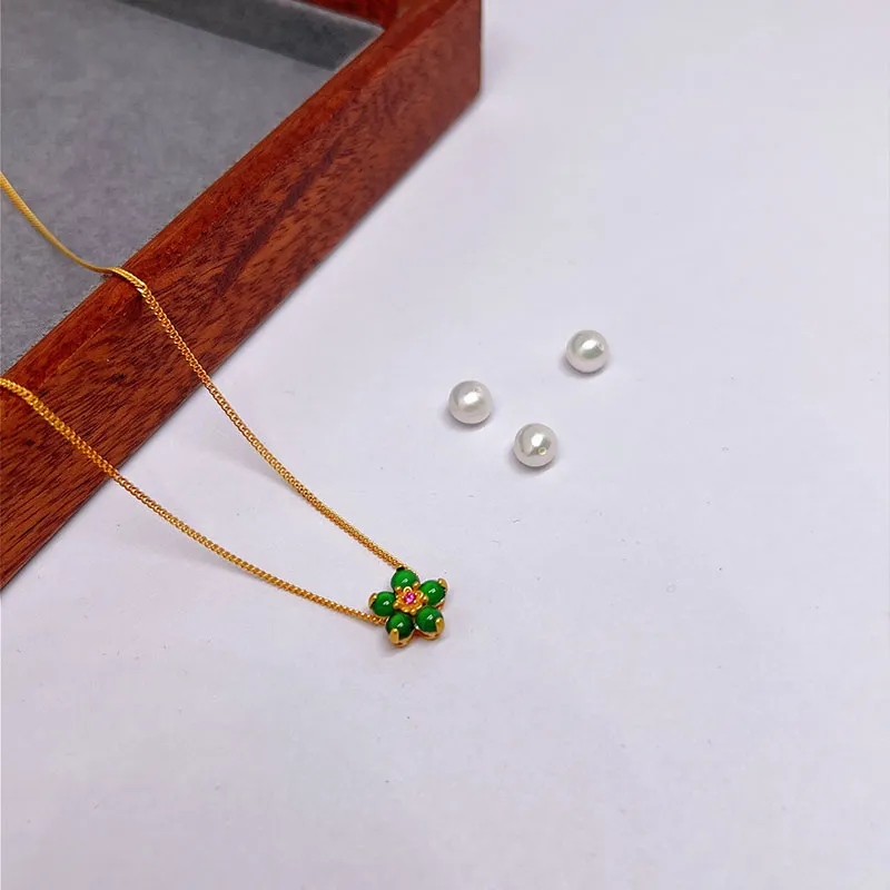 Yu Shangxuan Ice Glutinous Necklaces Women's-3