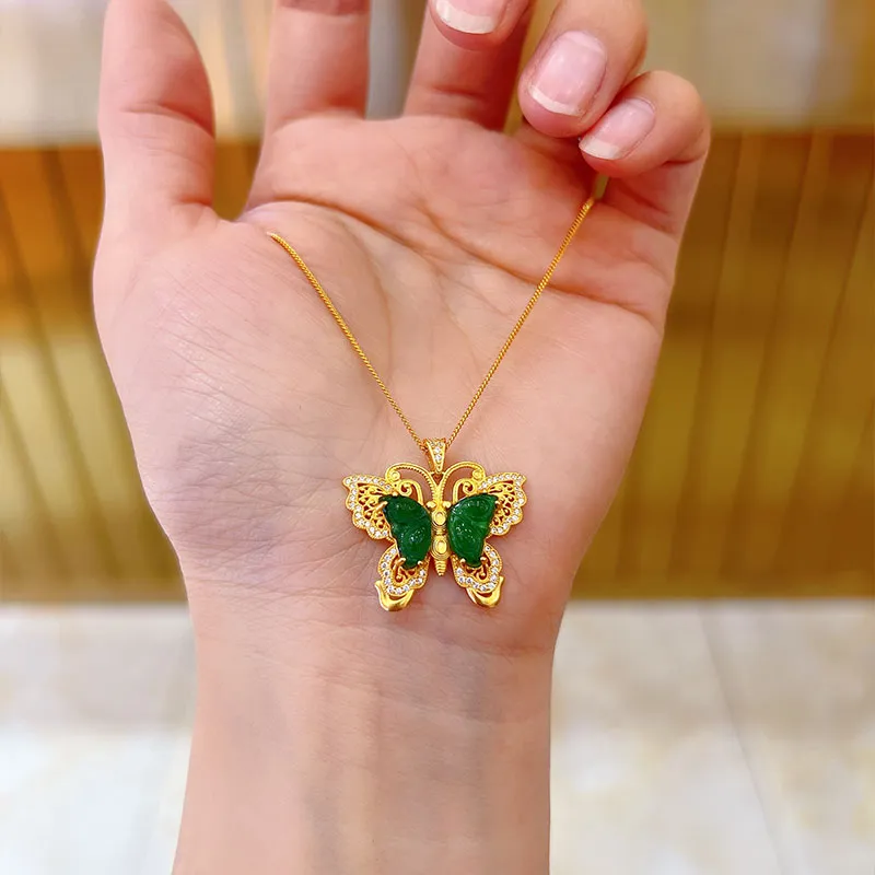 Yu Shangxuan Ice Glutinous Jadeite Necklaces Women's-2